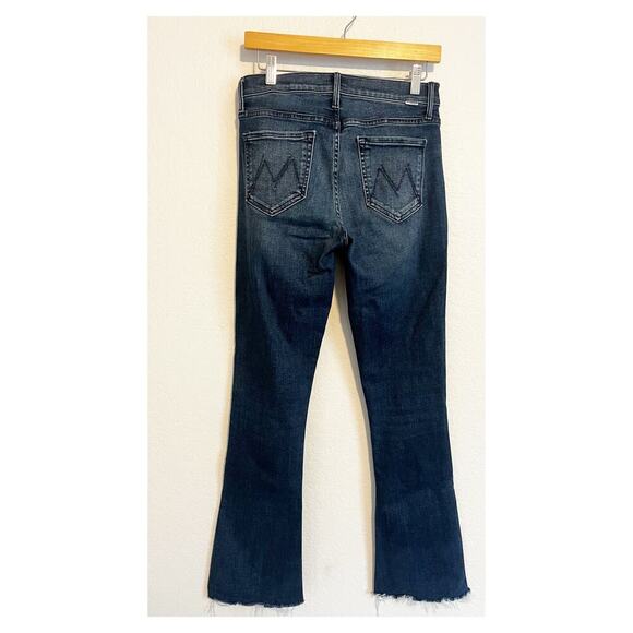 Mother Runaway Step Fray Flared Jeans Manana Mi Amor 28 - Picture 3 of 9